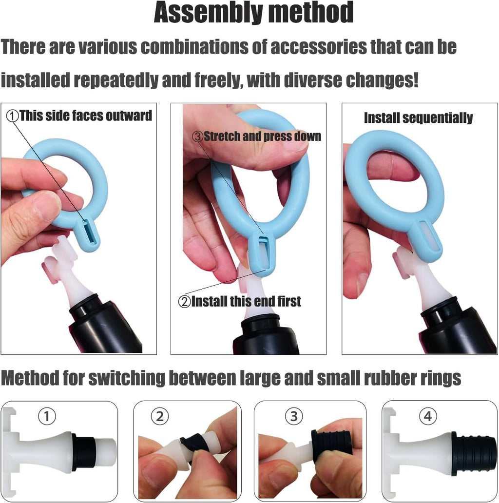 XiaoYilan Massage Gun Head Attachment for 12-19mm Shaft, Replaceabl...