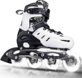 Kuxuan skates Patines en línea ajustables para niños, jóvenes y adu...