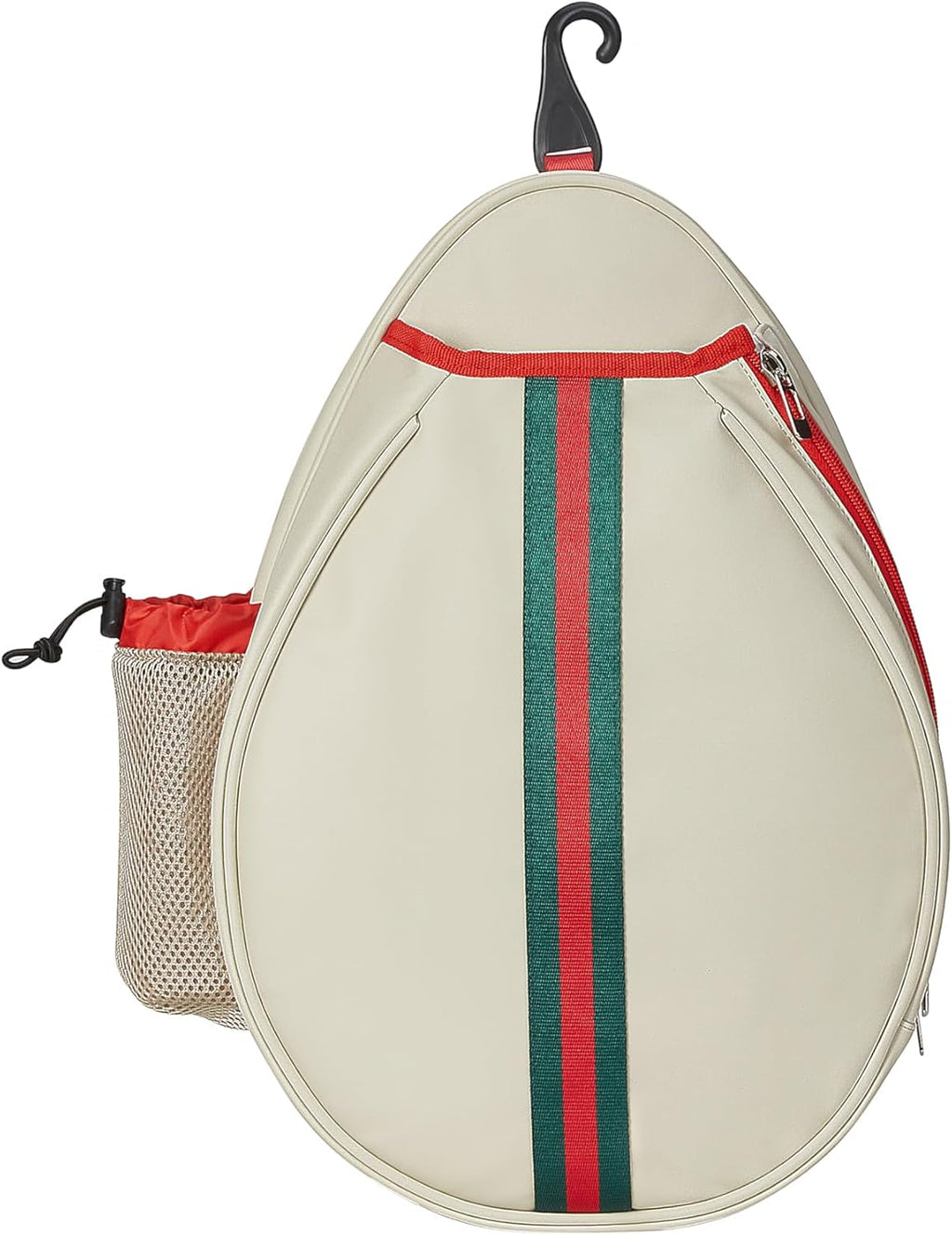 Uriyesobida Mochila de Tenis Cruzada de un Hombro de PU Blanco para...