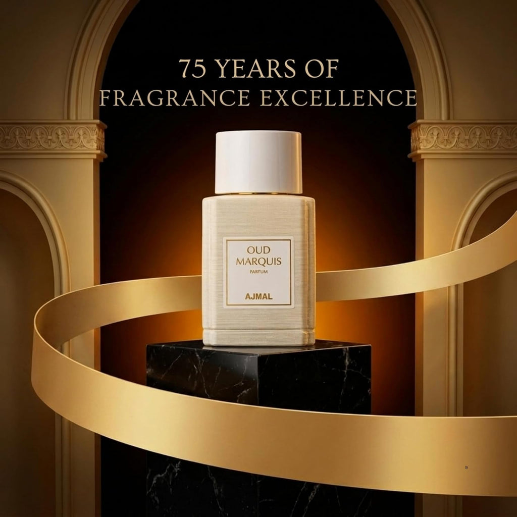 Ajmal Oud Marquis Ambre Infini Eau de Parfum para Hombre, 3.4 fl oz...