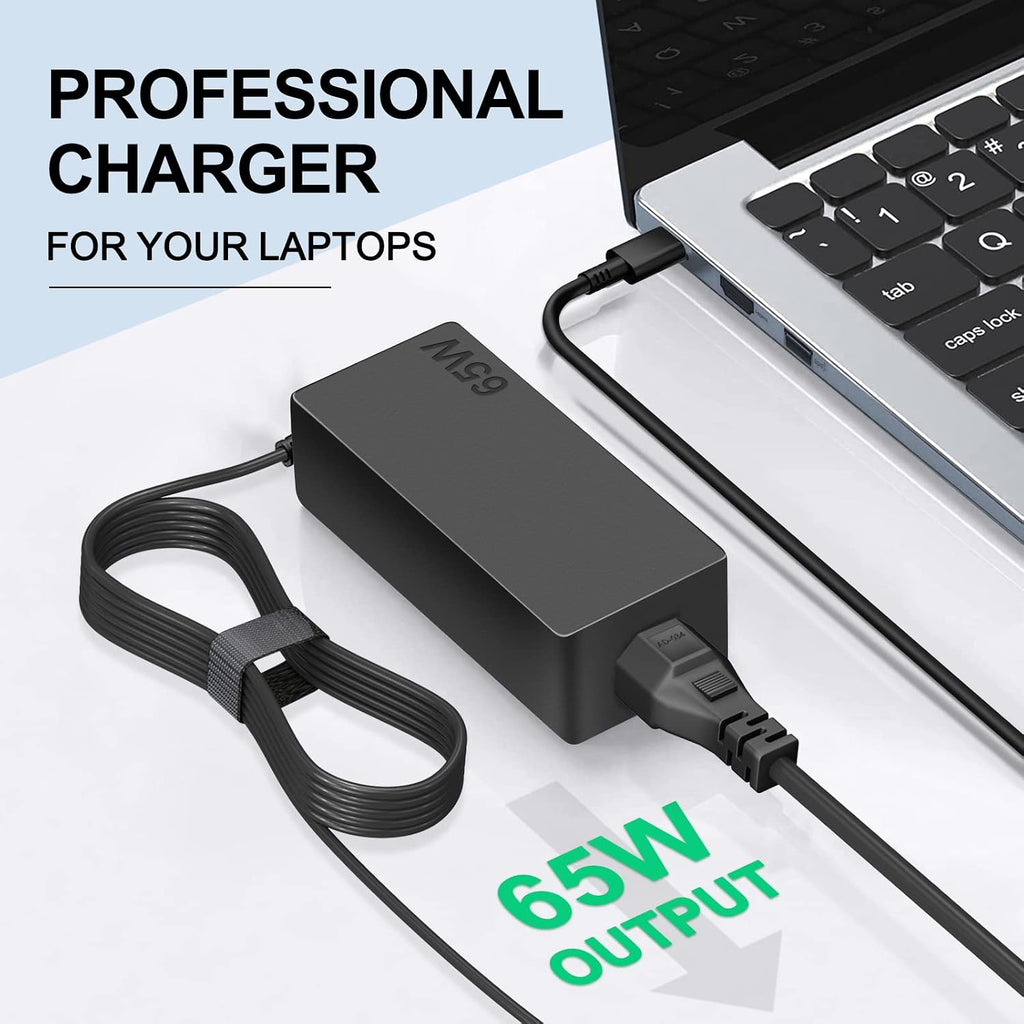 Dzytnsy Cargador USB C de 65 W compatible con Lenovo Thinkpad\/Yoga...