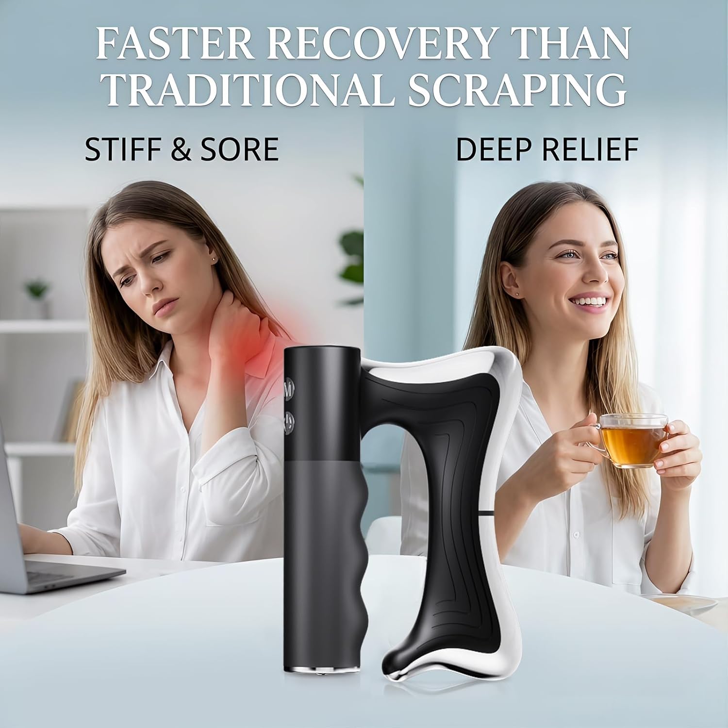 NIFFPD Dispositivo de contorno de cuerpo completo con calor ajustab...