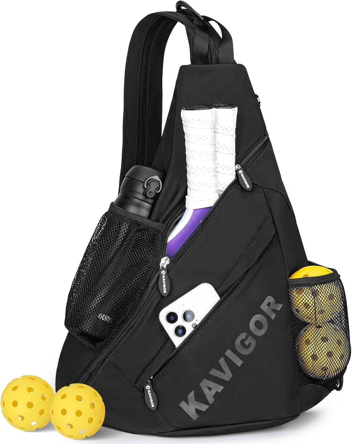 KAVIGOR Bolsa de pickleball 2025, mochila ultraligera convertible c...