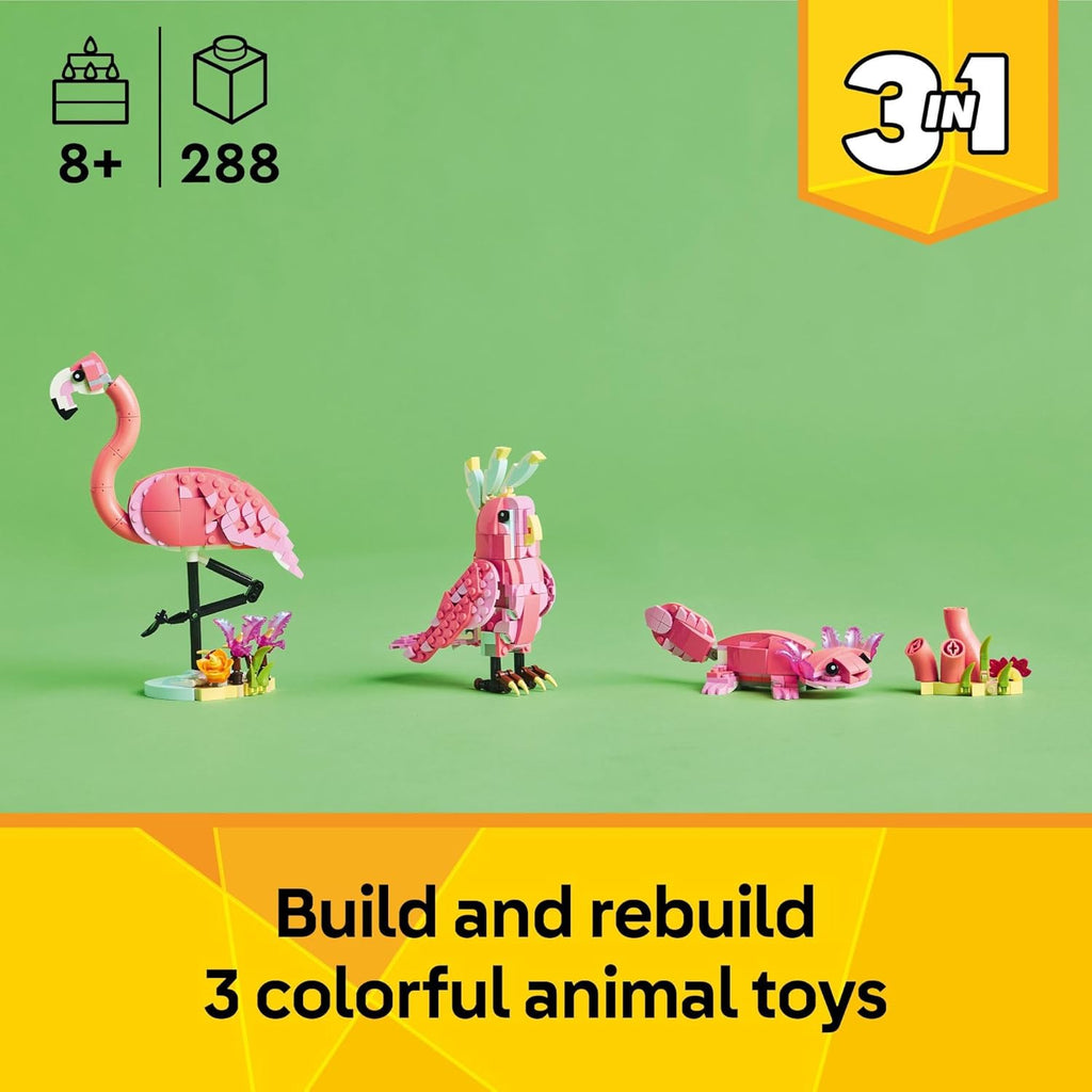 LEGO Creator 3 en 1 Animales Salvajes: Juguete de Construcción de A...