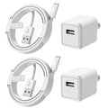 Cargador para iPhone, extra largo, paquete de 2 cables Lightning de...
