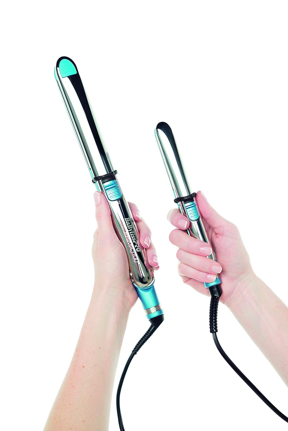 Plancha de peinado iónica BaBylissPRO Nano Titanium Prima2000, mini...