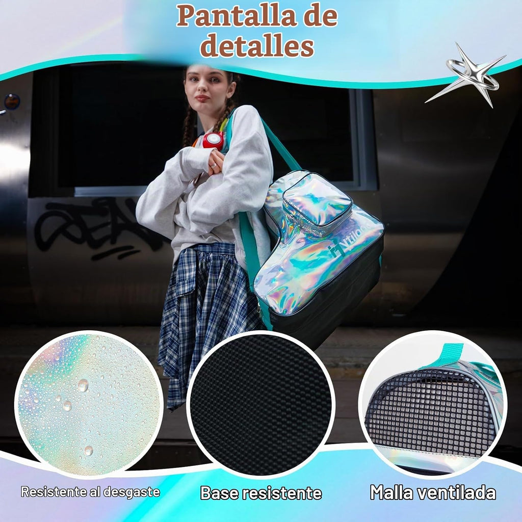 Hytiland Roller Skate Bag for Inline Skates Ice Skates and Figure S...
