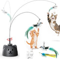 CATPICK Juguetes interactivos para gatos de interior, juguete eléct...