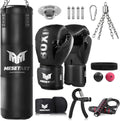 Saco de boxeo Mesetast para adultos, juego de saco de boxeo pesado...