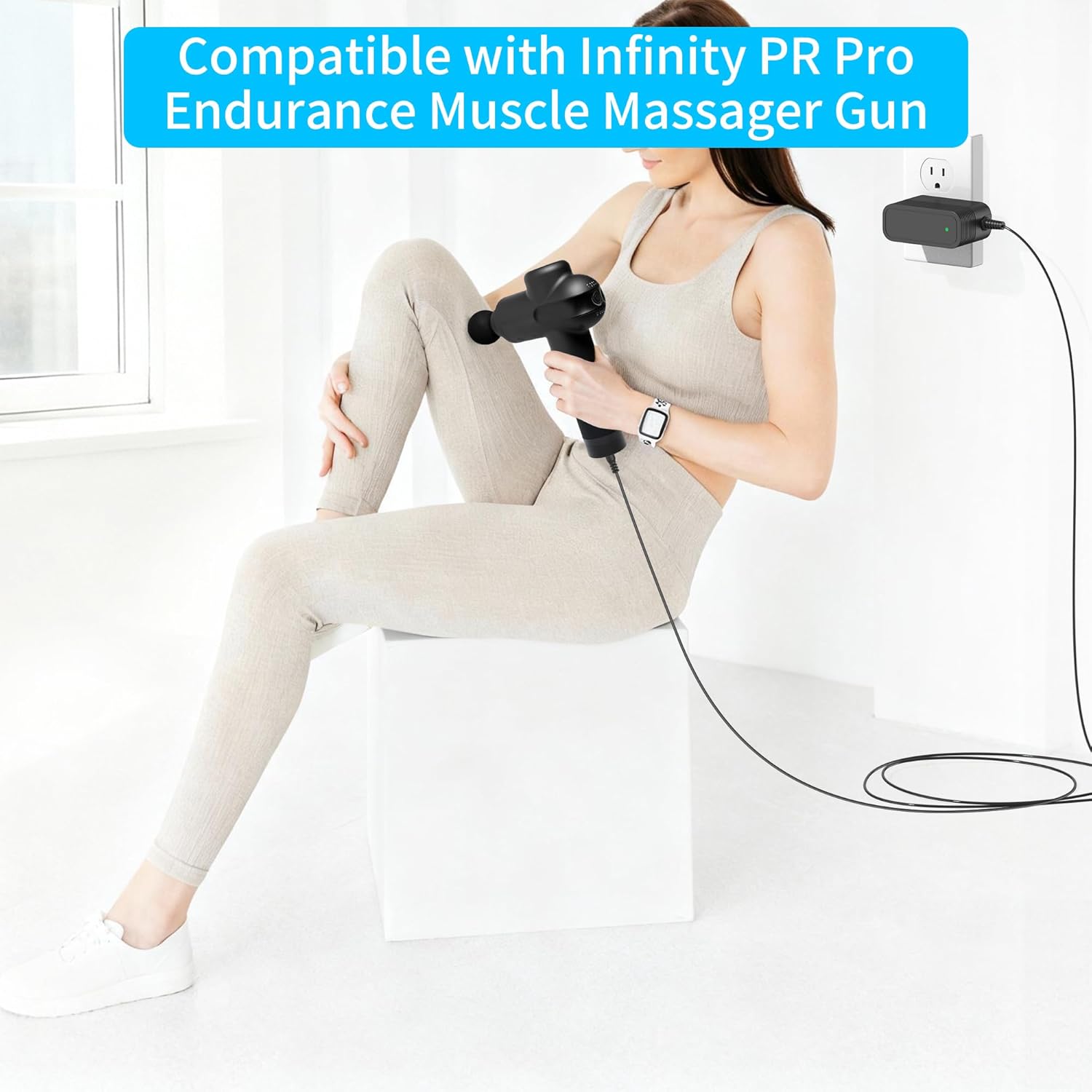 IOKOFJOA Cable de alimentación adaptador de 24 V CA\/CC para Infini...