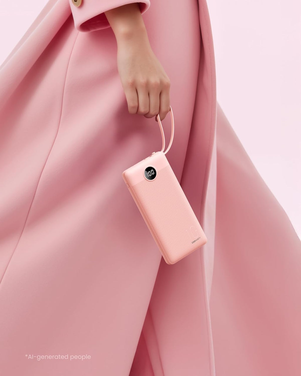 Coowisty Cargador de teléfono portátil, banco de energía delgado de...