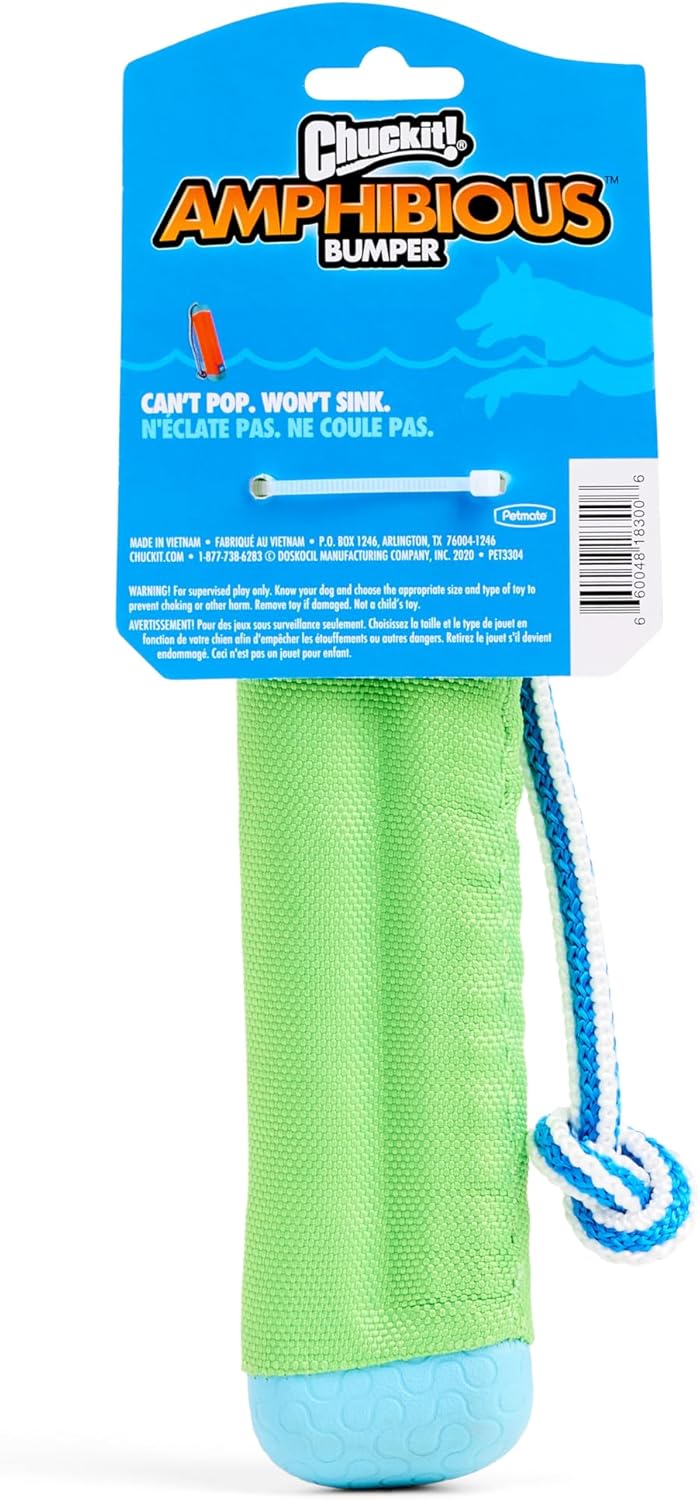 Chuckit! Parachoques Anfibio Flotante Juguete de Buscar para Perros...