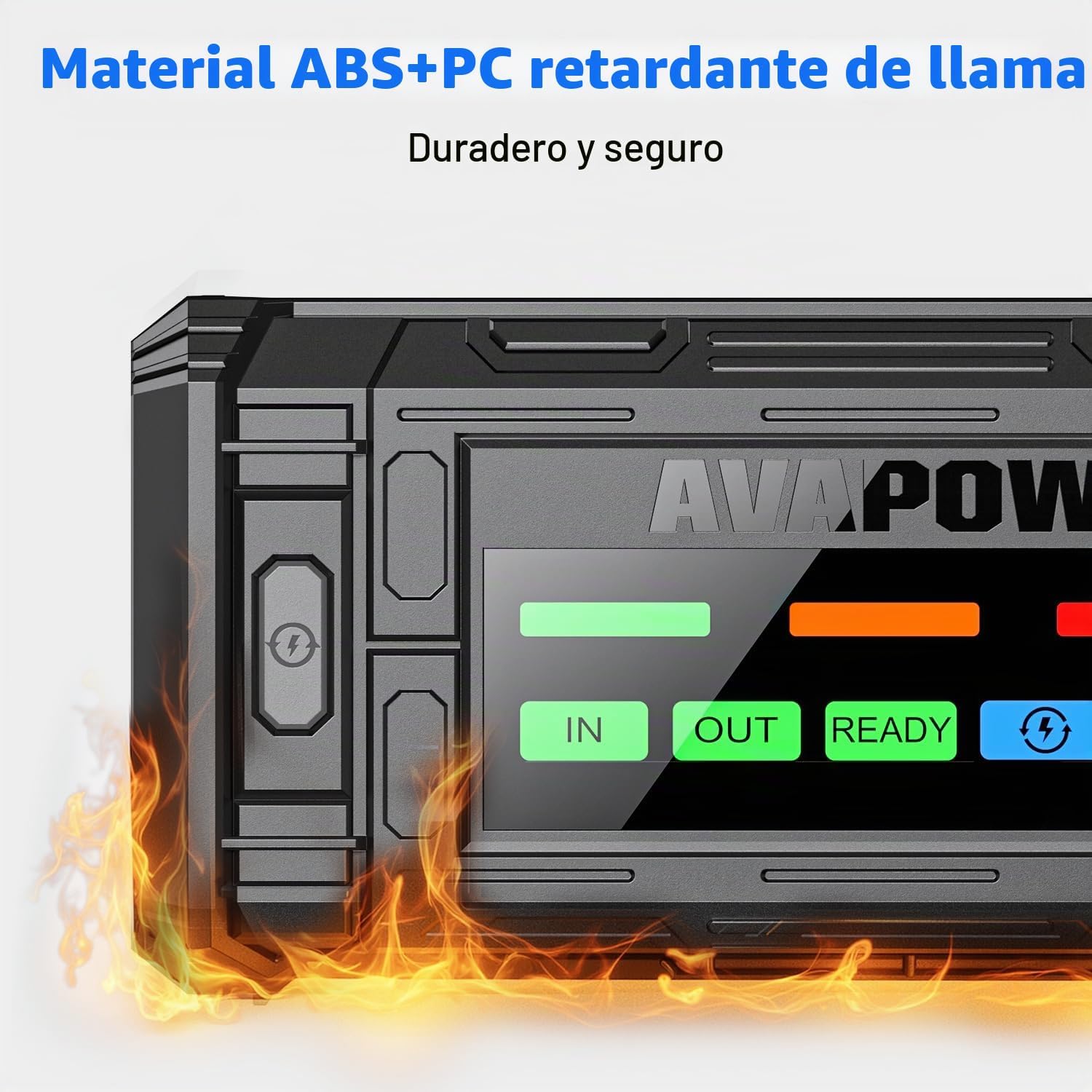 AVAPOW TJ18 5000A Batería Arrancador Portátil con Pantalla HD de 4&...