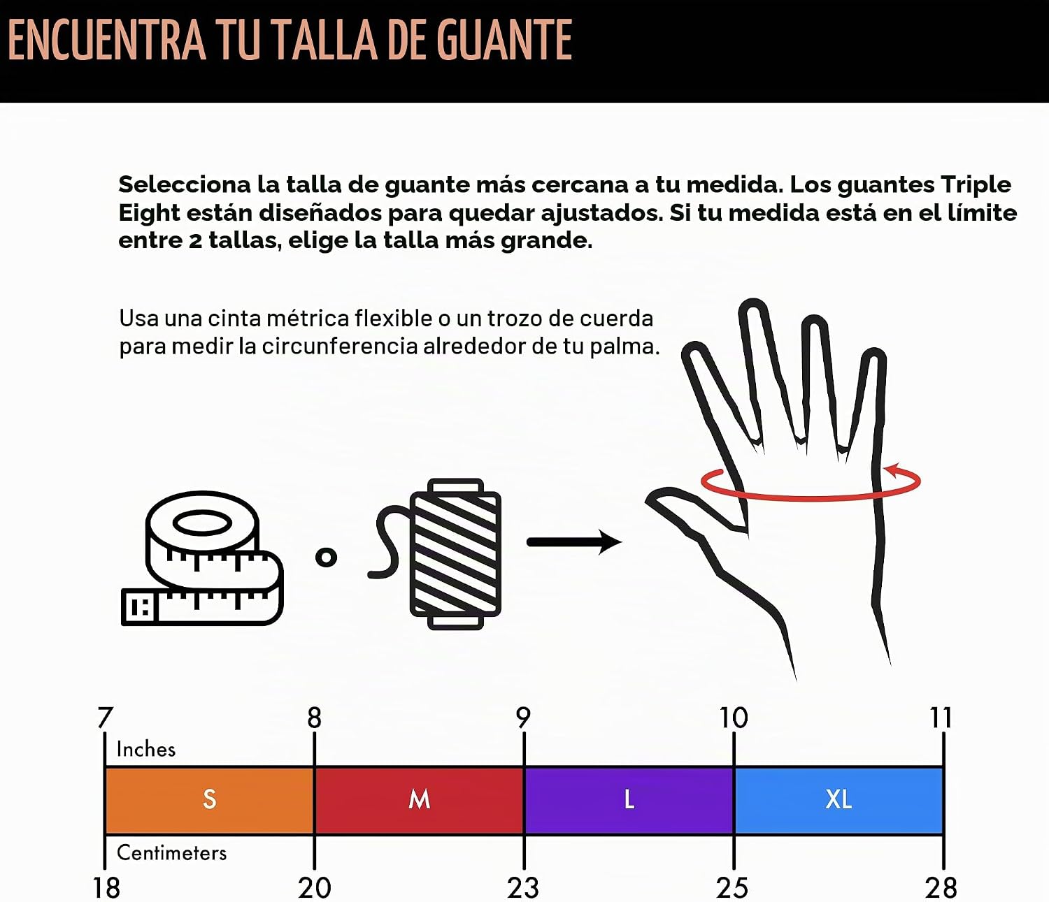Triple Eight Guante de manos alquiladas: protección de muñeca para...