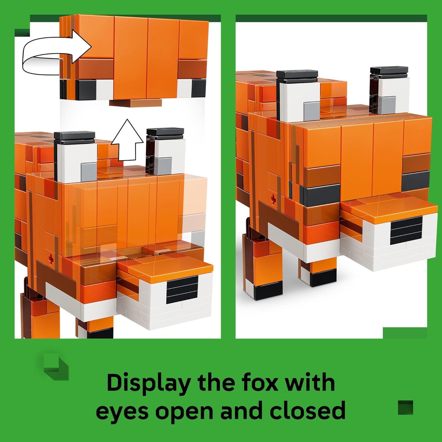 LEGO Minecraft The Fox - Juguete de construcción y simulación para...