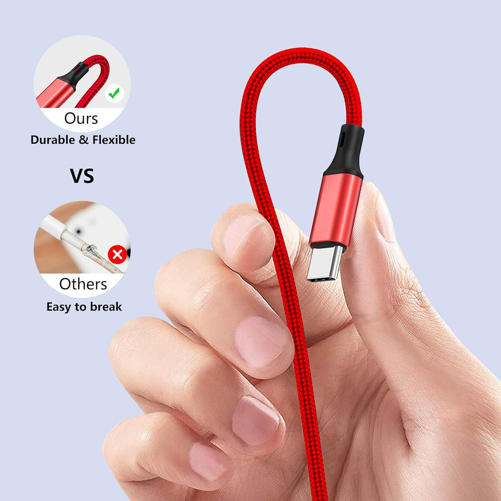 Paquete de 2 cargadores de 5 pies 4 en 1 para Apple Watch, cargador...