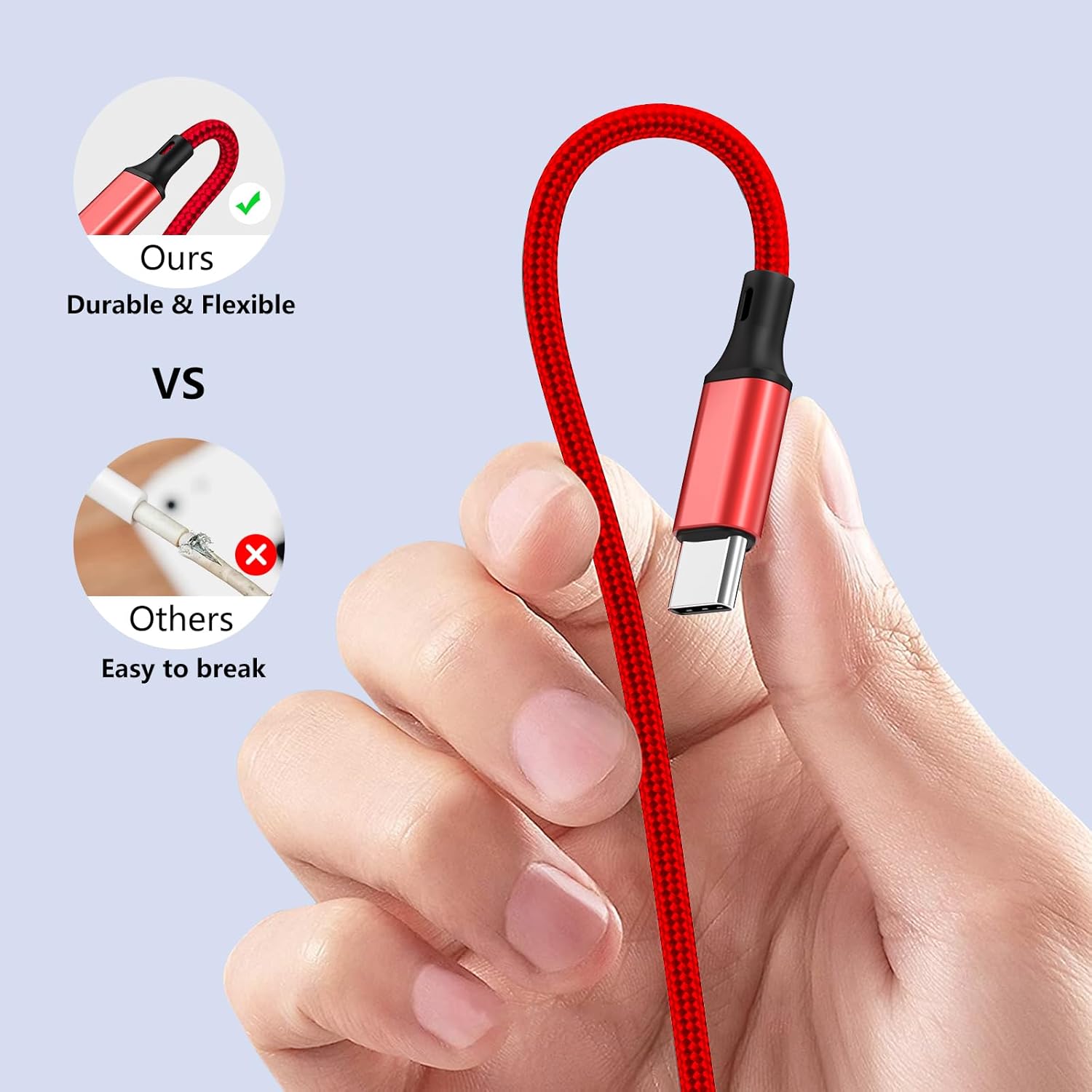 Paquete de 2 cargadores de 5 pies 4 en 1 para Apple Watch, cargador...