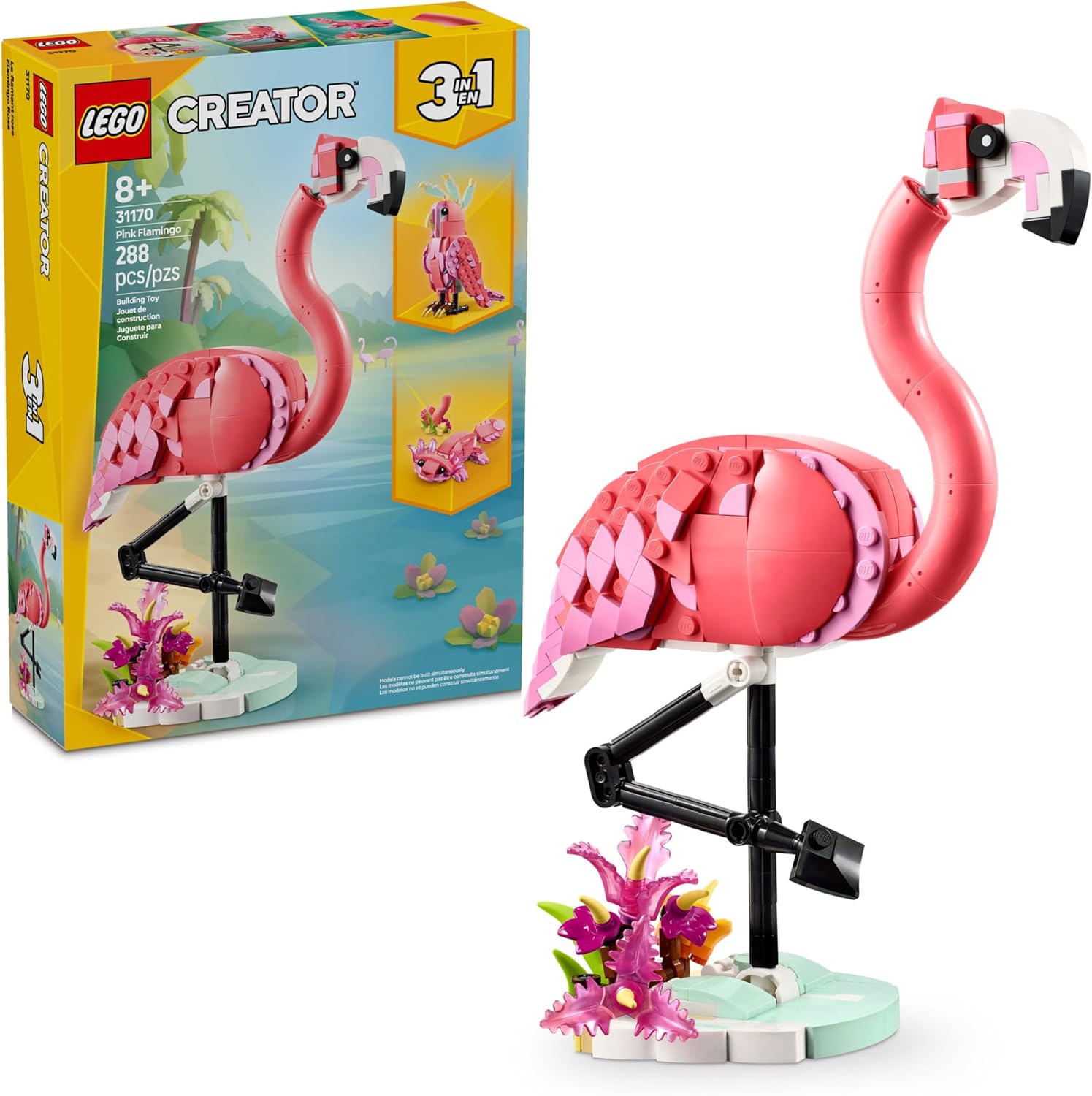 LEGO Creator 3 en 1 Animales Salvajes: Juguete de Construcción de A...