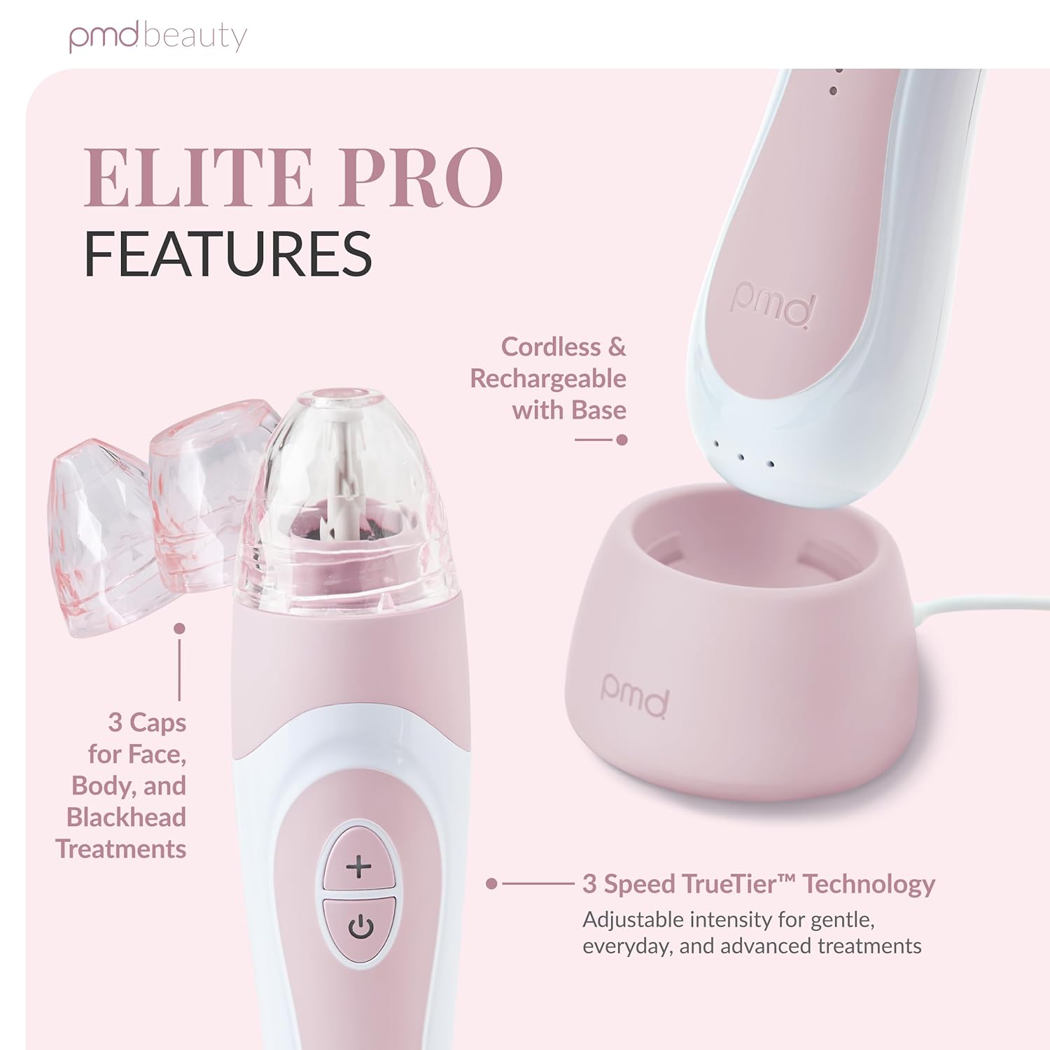 PMD Beauty Personal Microderm Elite Pro - Uso en el hogar, herramie...