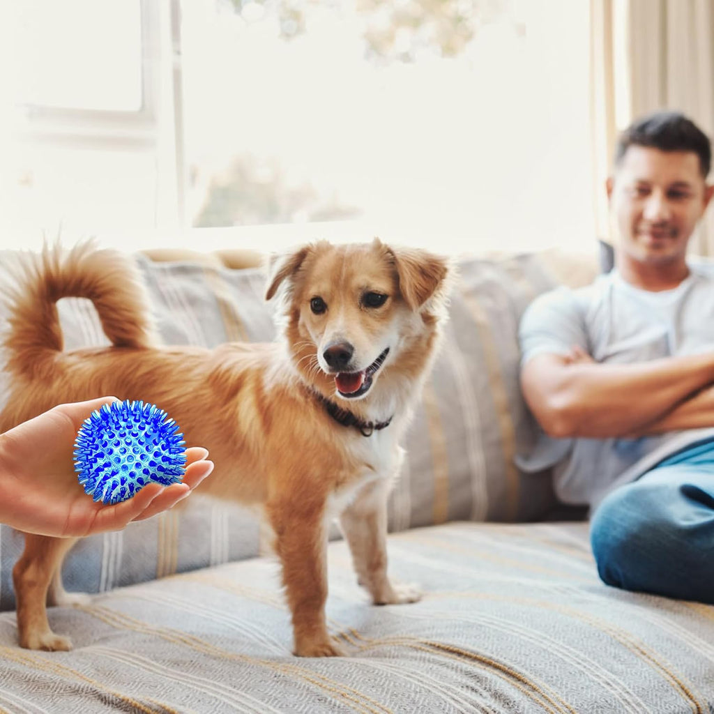 SHARLOVY Pelotas Chirriantes de 3'' para Perros Pequeños, P...