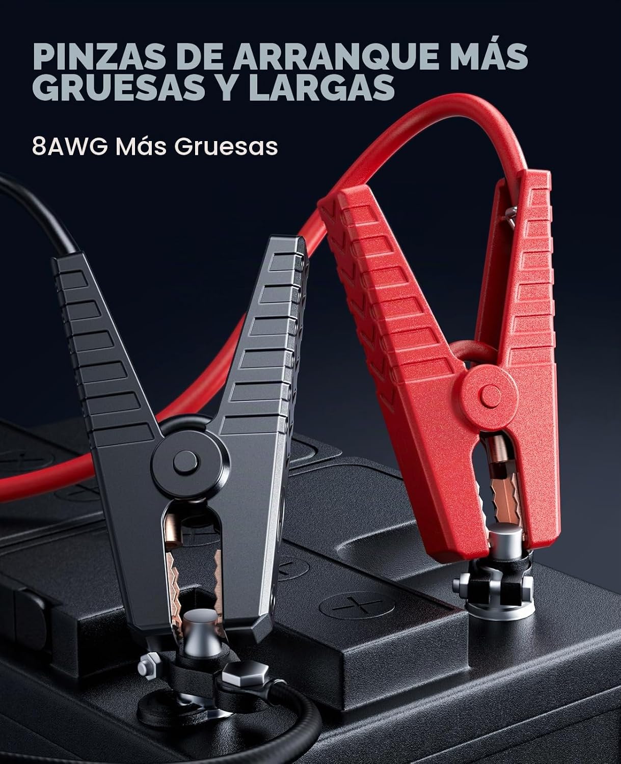 TREKURE Arrancador portátil de coche 8000A 26800mAh, arrancador de...