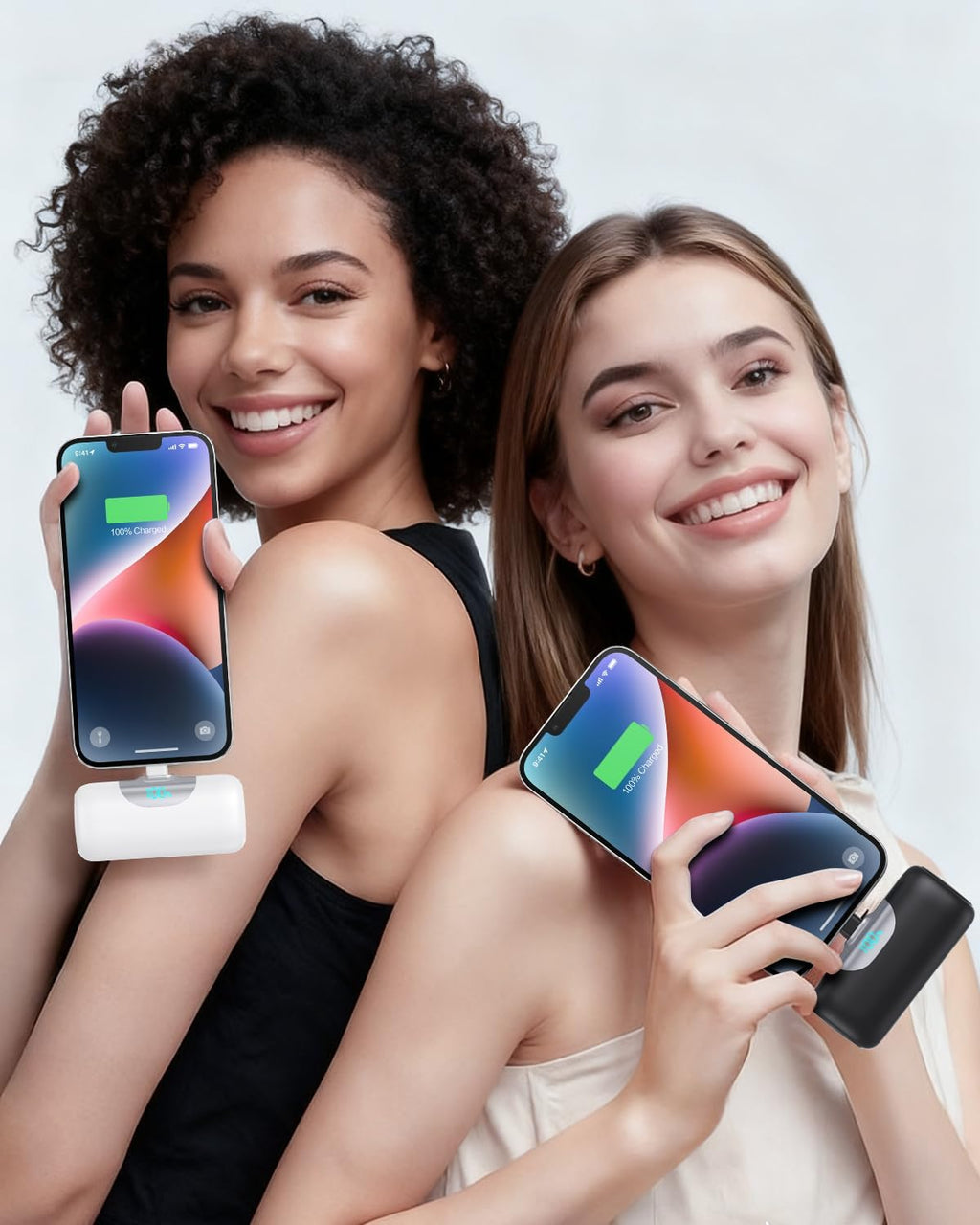 Paquete de 2 cargadores portátiles de 5500 mAh para iPhone 17\/16,...