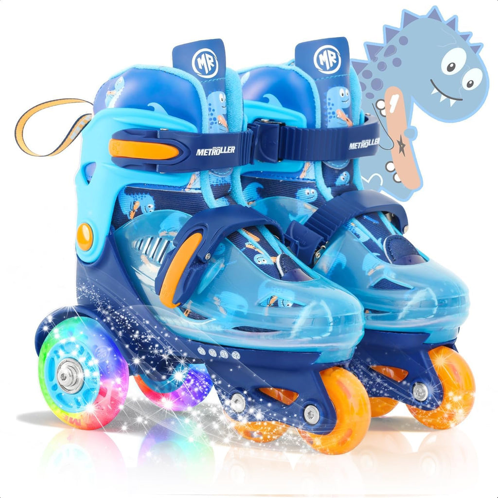 METROLLER Patines de equilibrio con ruedas ajustables para niños pe...