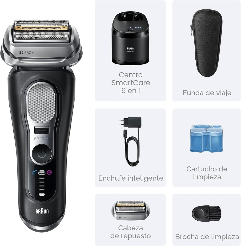 Braun Series 9 PRO+ - Afeitadora eléctrica para hombres, maquinilla...