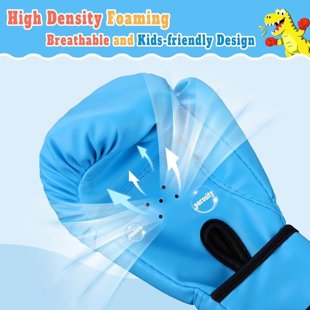 Guantes de boxeo para niños y niñas, guantes de entrenamiento de bo...