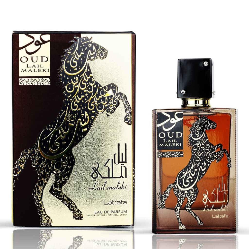 Lattafa Perfumes Oud Lail Maleki para Eau de Parfum en espray unise...