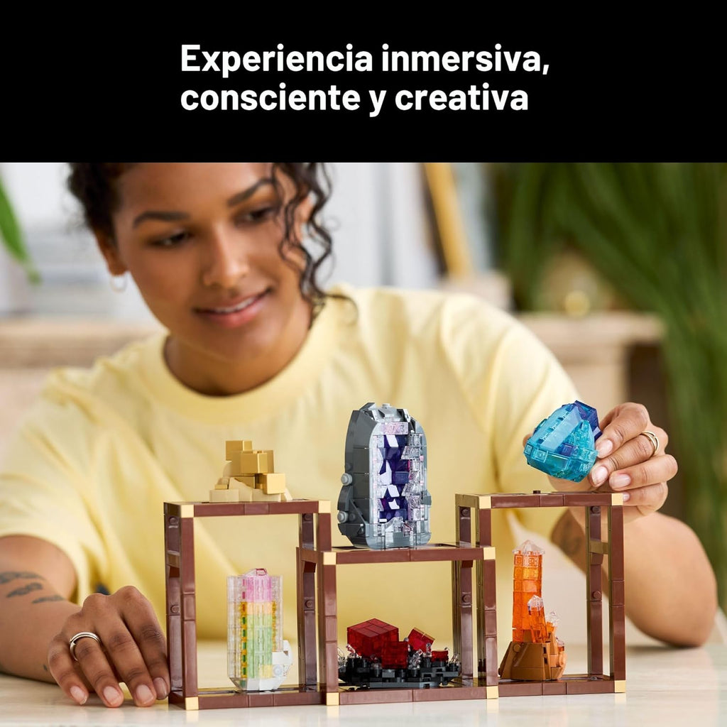 LEGO Ideas Mineral Collection - Juego de construcción para adultos,...