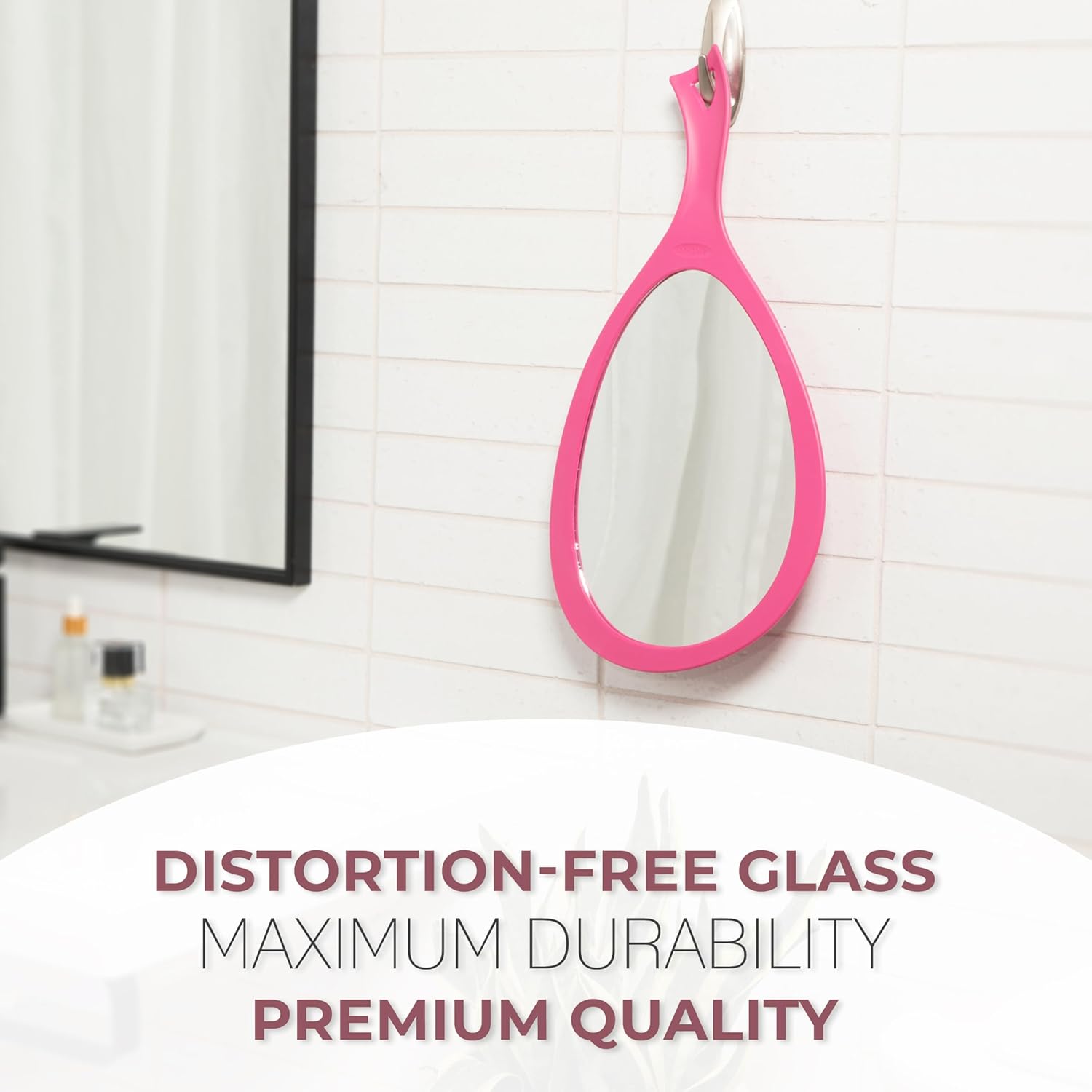 Zadro Salon Professional - Espejo de mano extragrande con asa, 10 p...