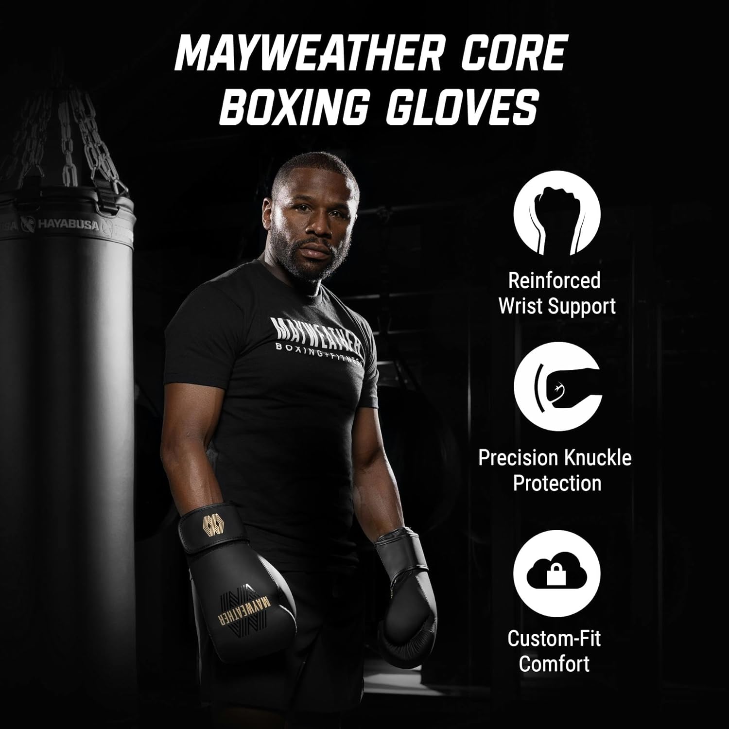 Mayweather Core - Guantes de boxeo para hombres y mujeres, guantes...