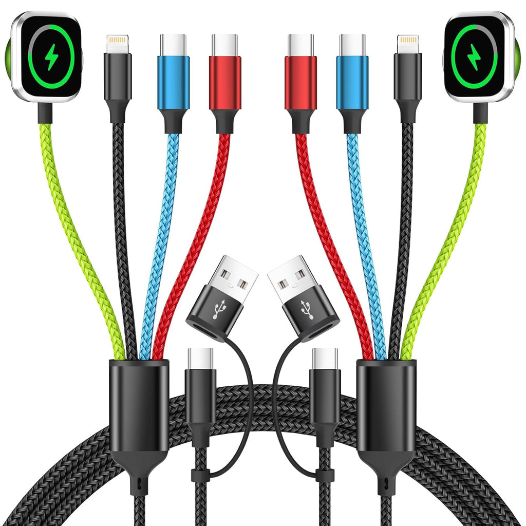 Travel Essentials - Cargador de Apple Watch, cable de carga múltipl...