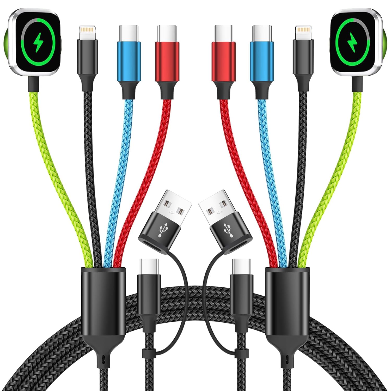 Travel Essentials - Cargador de Apple Watch, cable de carga múltipl...
