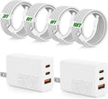 Cargador de carga rápida para iPhone 17 16 15 Pro Max de 65 W, 3 pu...