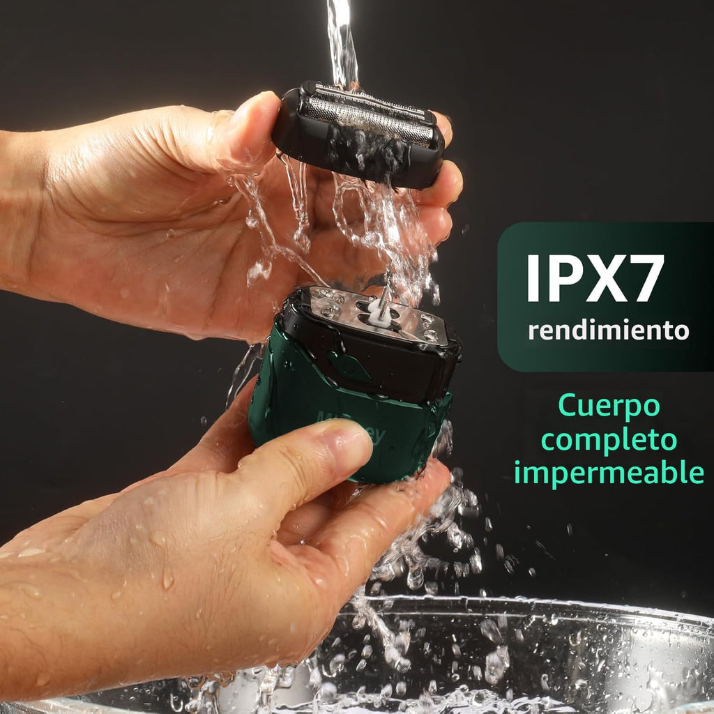 Afeitadoras eléctricas de papel de aluminio para hombres, mini maqu...
