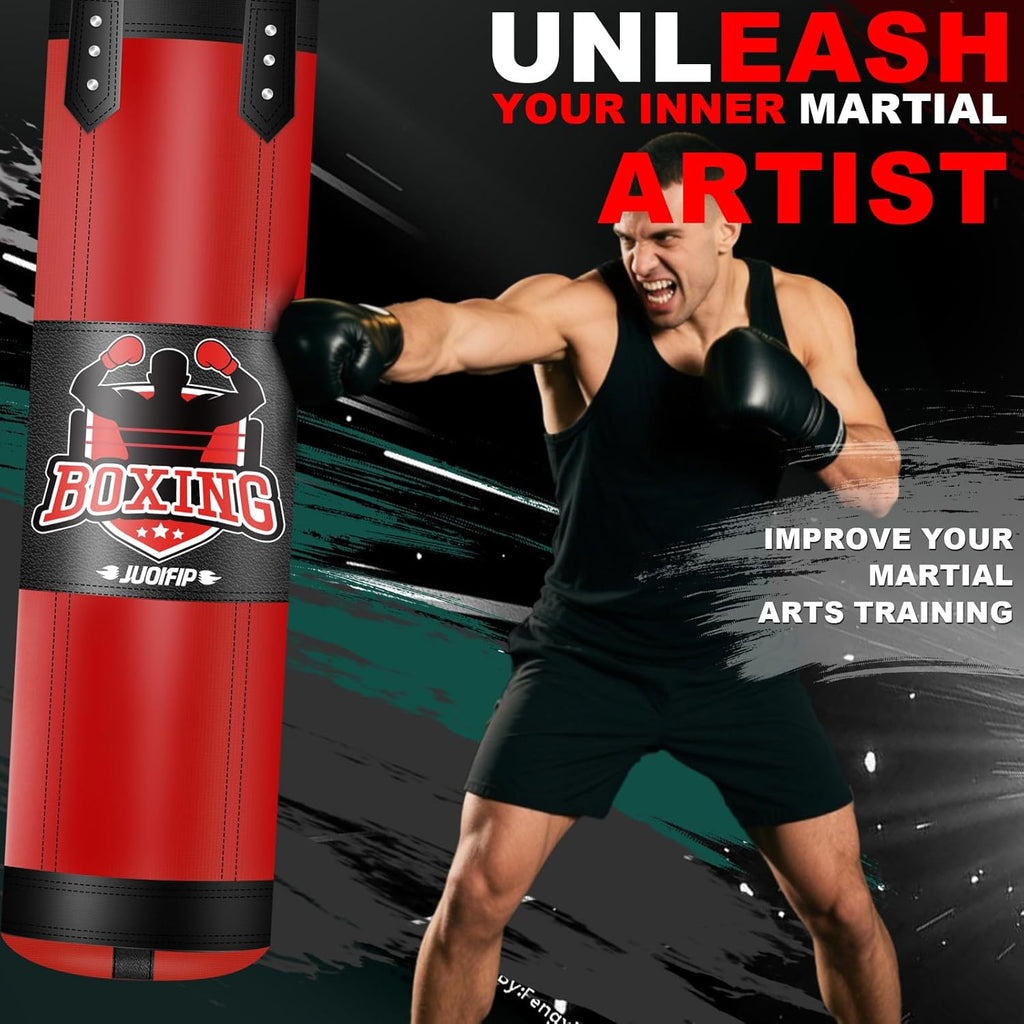 Juego de saco de boxeo para adultos, juego de saco de boxeo pesado...