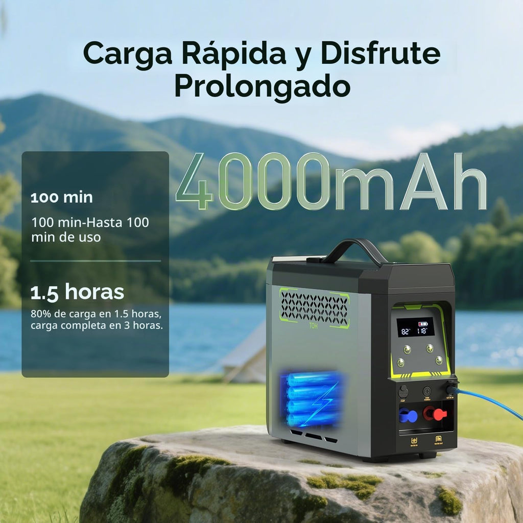 Jocoevol Calentador de agua portátil, calentador de agua de propano...