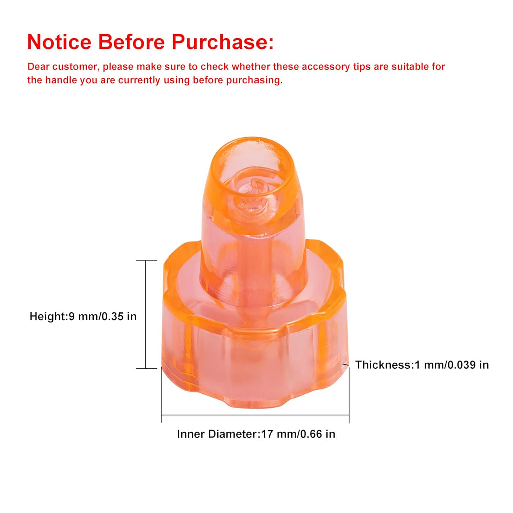 Tapón de plástico Beaty Máquina Recambios Agua Peeling Tips 8pcs po...