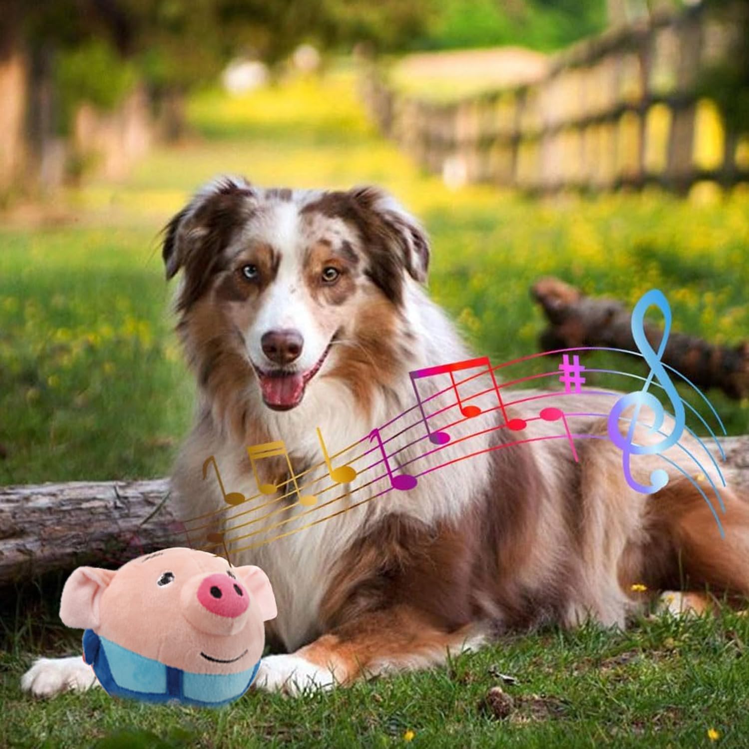 OTXKXBLP Juguete de Peluche Activo y en Movimiento para Mascotas, J...