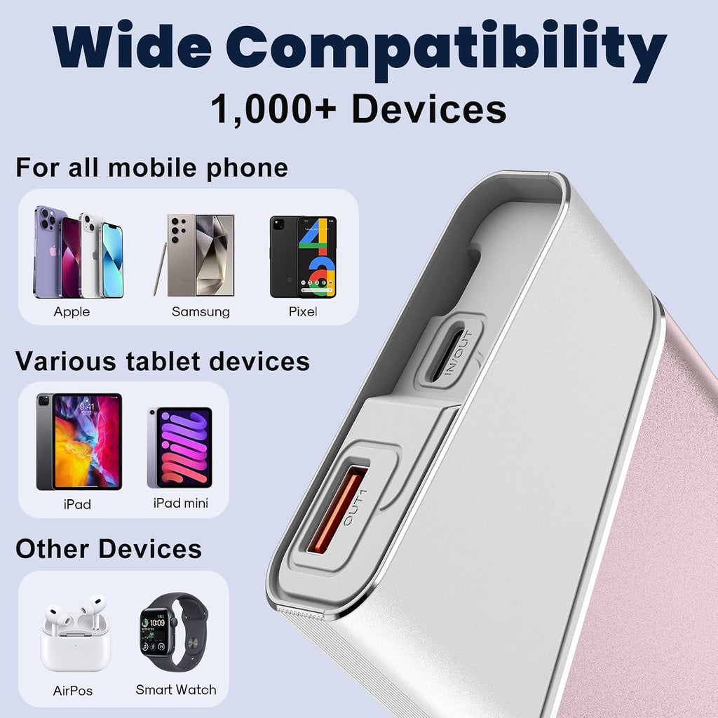 Aaoyun Cargador portátil con cargador portátil, 20000 mAh, 22.5 W,...