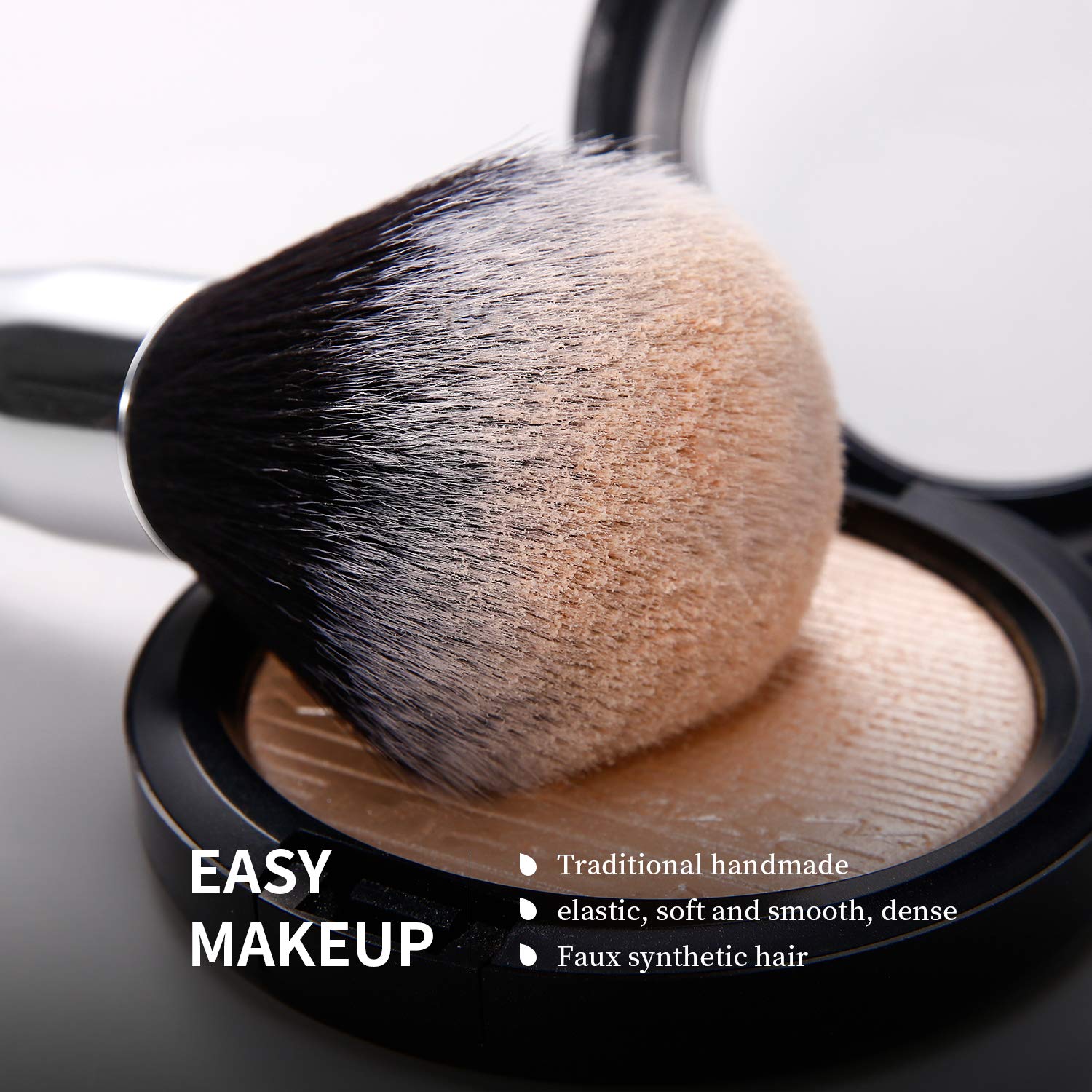 DUcare Juego de 32 brochas de maquillaje de grado profesional, ultr...