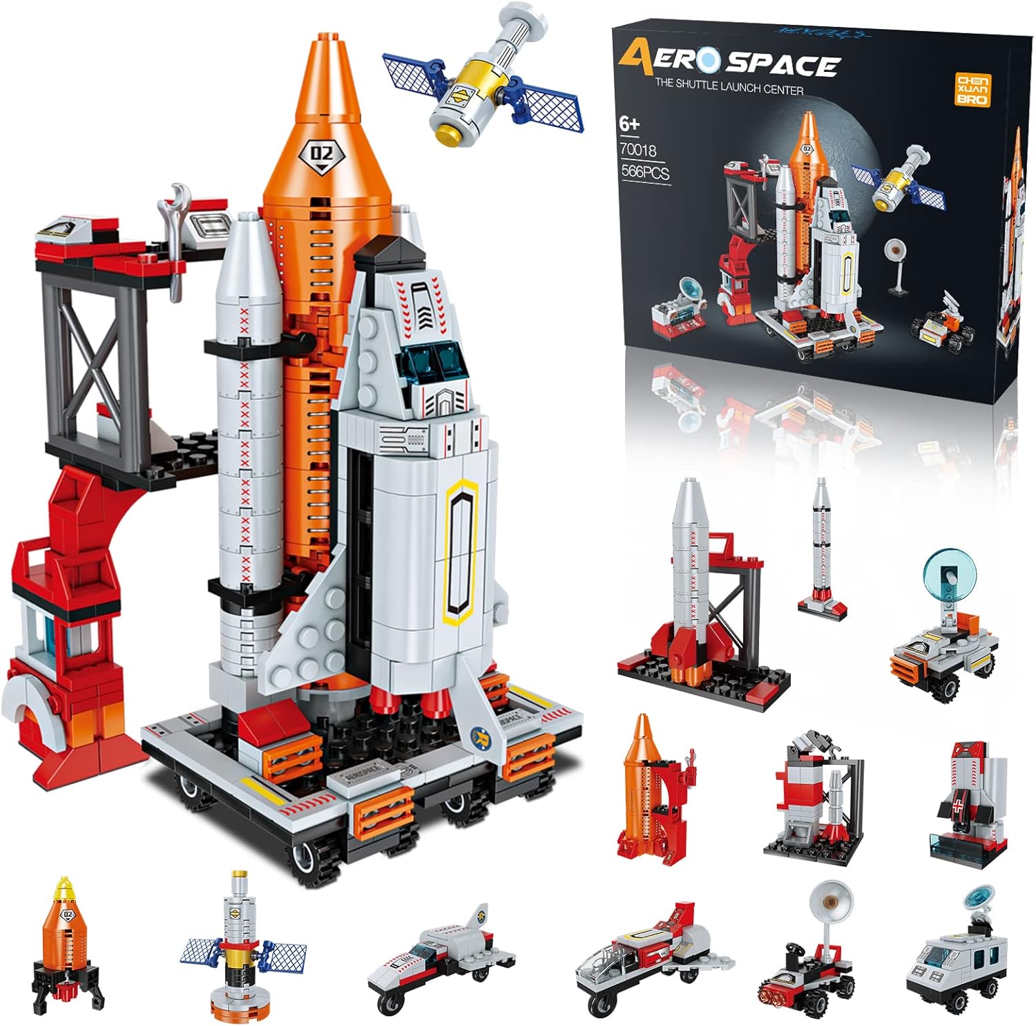 Juguetes de Transbordador de Exploración Espacial para Niños de 6,...