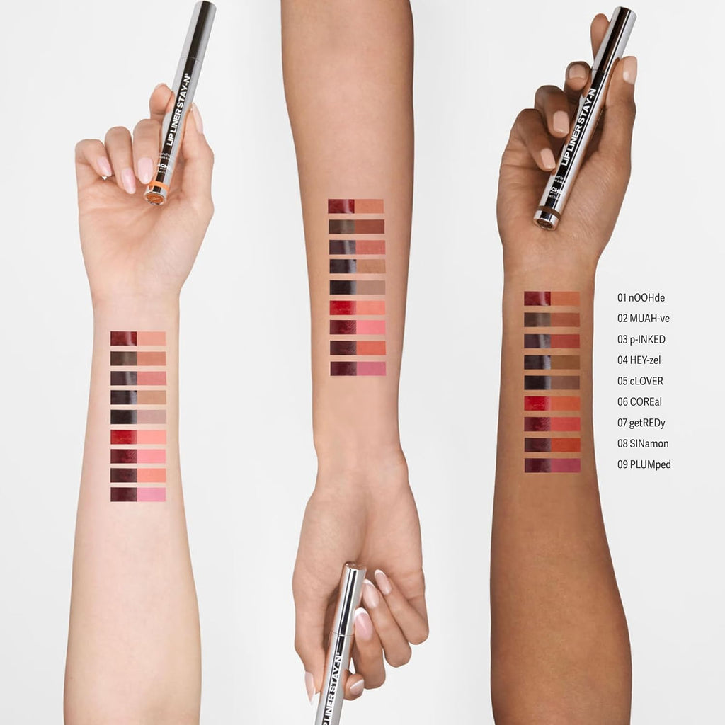 Sacheu Lip Liner Stay-N - Delineador de labios de tatuaje desprendi...
