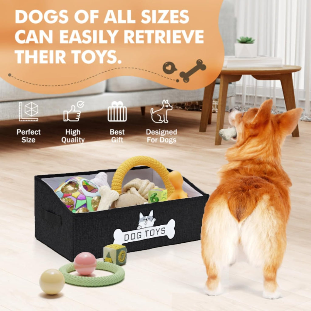 Mutiearo Cesta de juguetes para perros, especialmente diseñada para...