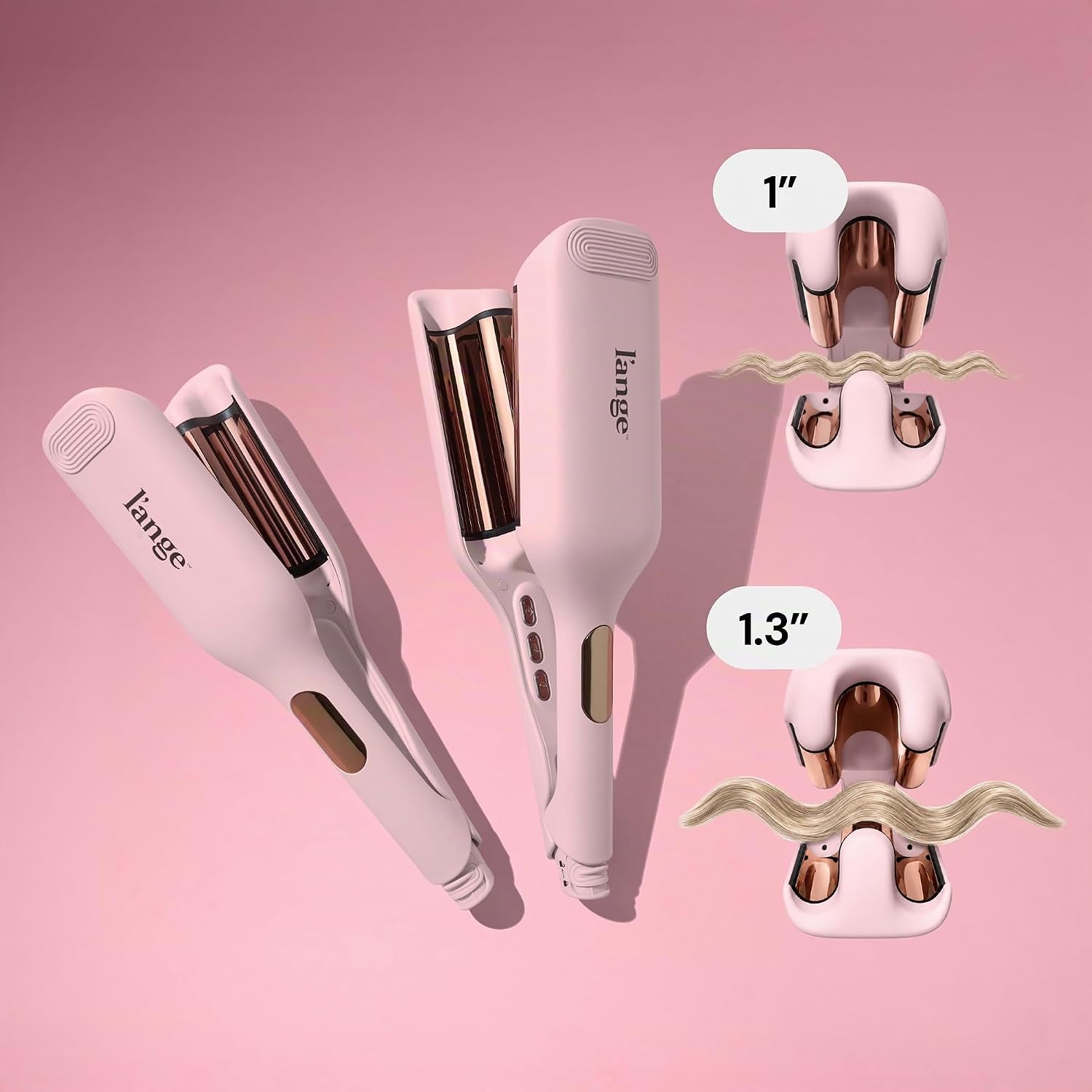 L'ANGE Hair SculptWaver Ondulador de Titanio de Onda Profunda |...