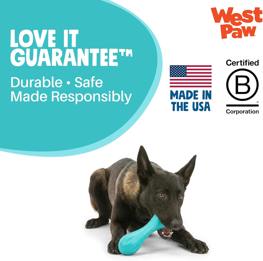WEST PAW Zogoflex Hurley - Juguete masticable de hueso de perro \u2...