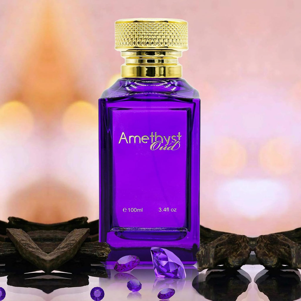 Fine Perfumery Amethyst Oud - Perfume de larga duración para mujere...