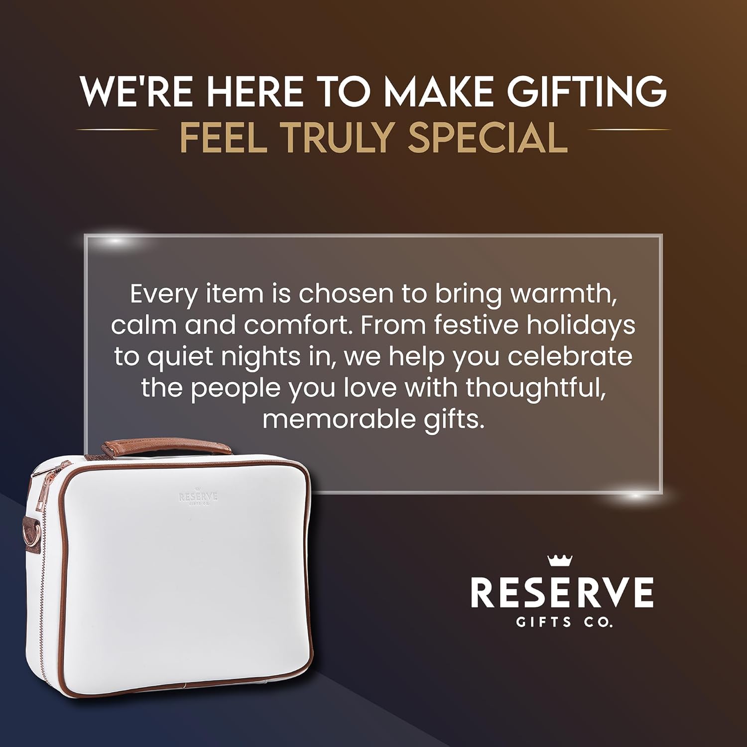 Reserve Gifts Co. Pistola de masaje de regalo con estuche de transp...
